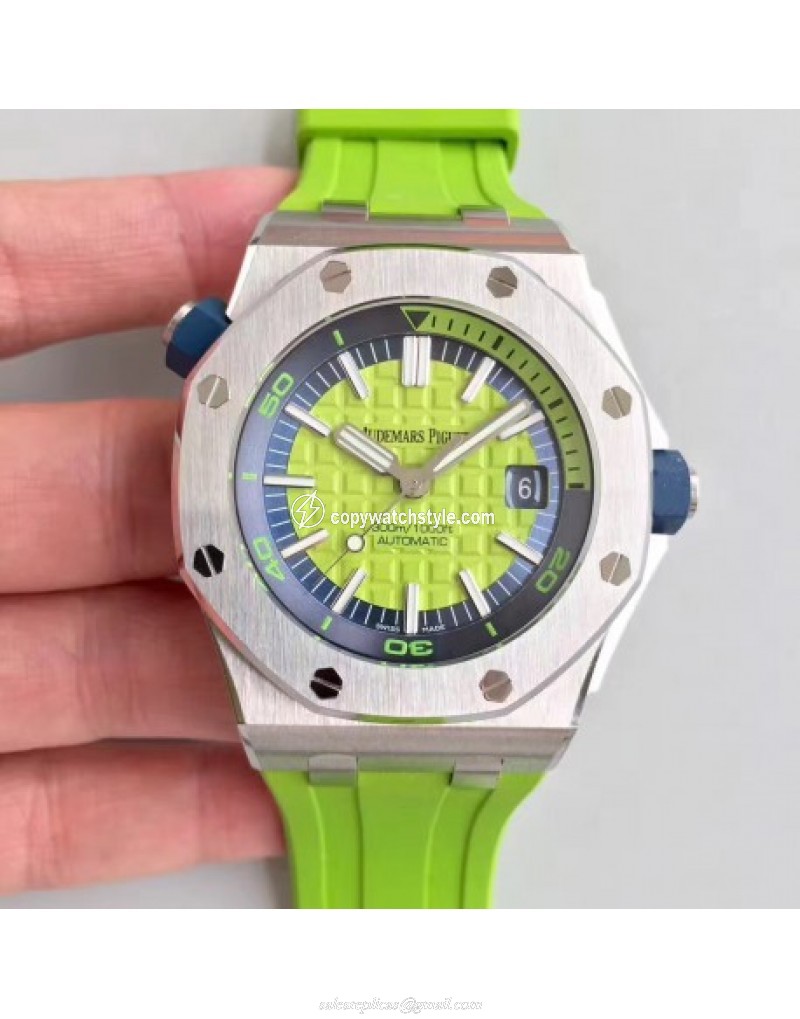 Audemars Piguet Royal Oak Offshore Diver 15710ST.OO.A038CA.01 JF Stainless Steel Green Audemars Piguet Royal Oak Offshore Diver 15710ST.OO.A038CA.01 JF Stainless Steel Green