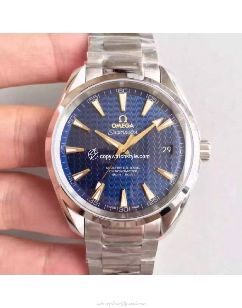Omega Seamaster Aqua Terra 150M 231.10.42.21.03.006 41.5MM KW Stainless Steel Blue 