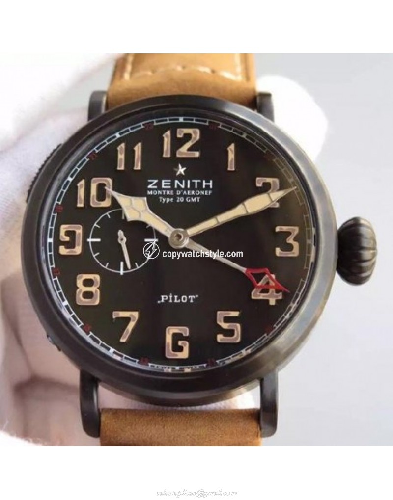 Zenith Pilot Type 20 GMT 1903 Brown Zenith Pilot Type 20 GMT 1903 Brown