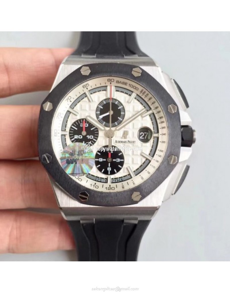 Audemars Piguet Royal Oak Offshore 26400SO.OO.A002CA.01 JF V2 Stainless Steel White Audemars Piguet Royal Oak Offshore 26400SO.OO.A002CA.01 JF V2 Stainless Steel White