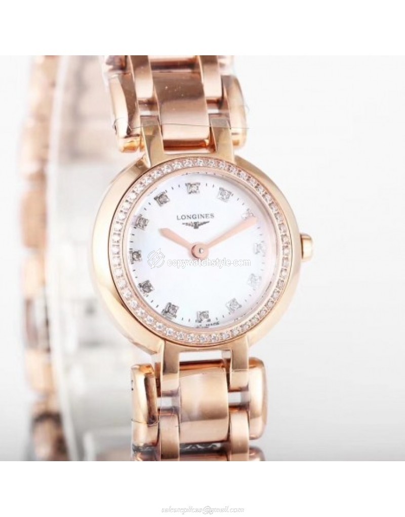 Longines Primaluna Ladies KZ Rose Gold & Diamonds Mother Of Pearl Longines Primaluna Ladies KZ Rose Gold & Diamonds Mother Of Pearl