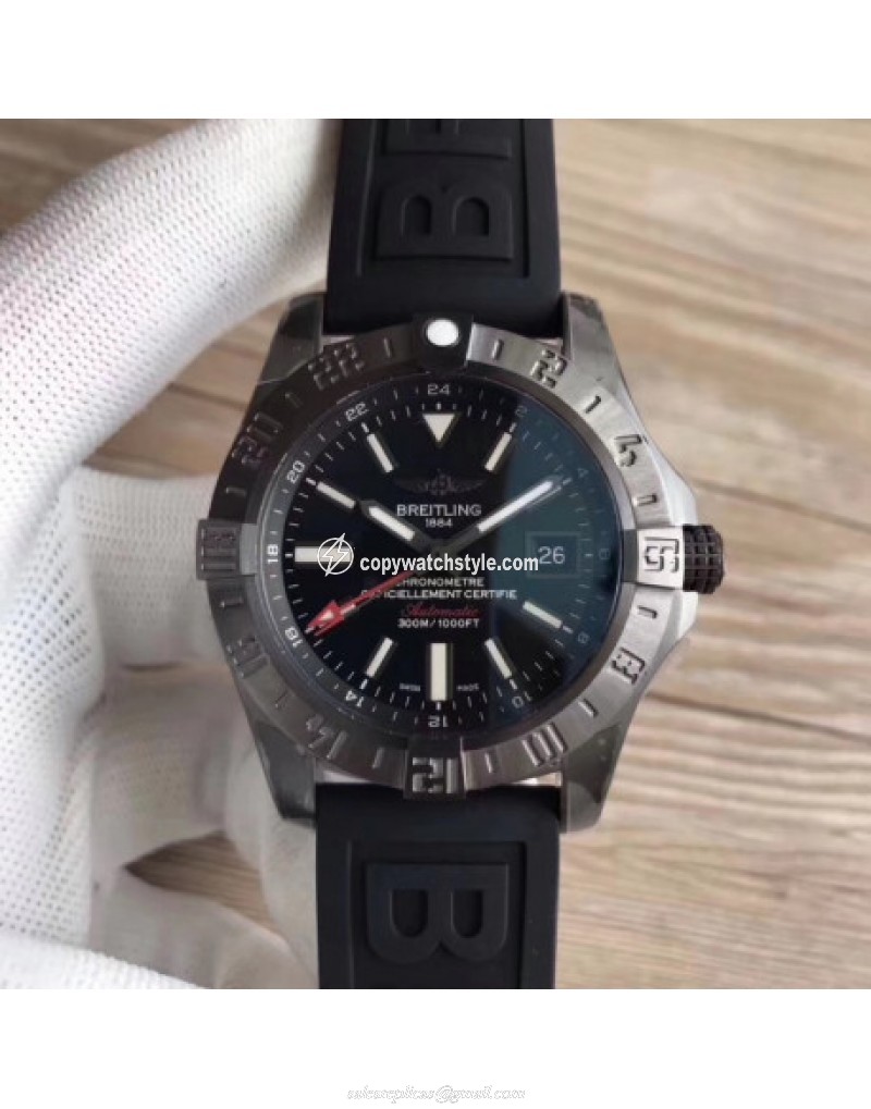 Breitling Avenger II GMT A3239011/BC35/153S/A20D.2 GF Black Stainless Steel Black Breitling Avenger II GMT A3239011/BC35/153S/A20D.2 GF Black Stainless Steel Black
