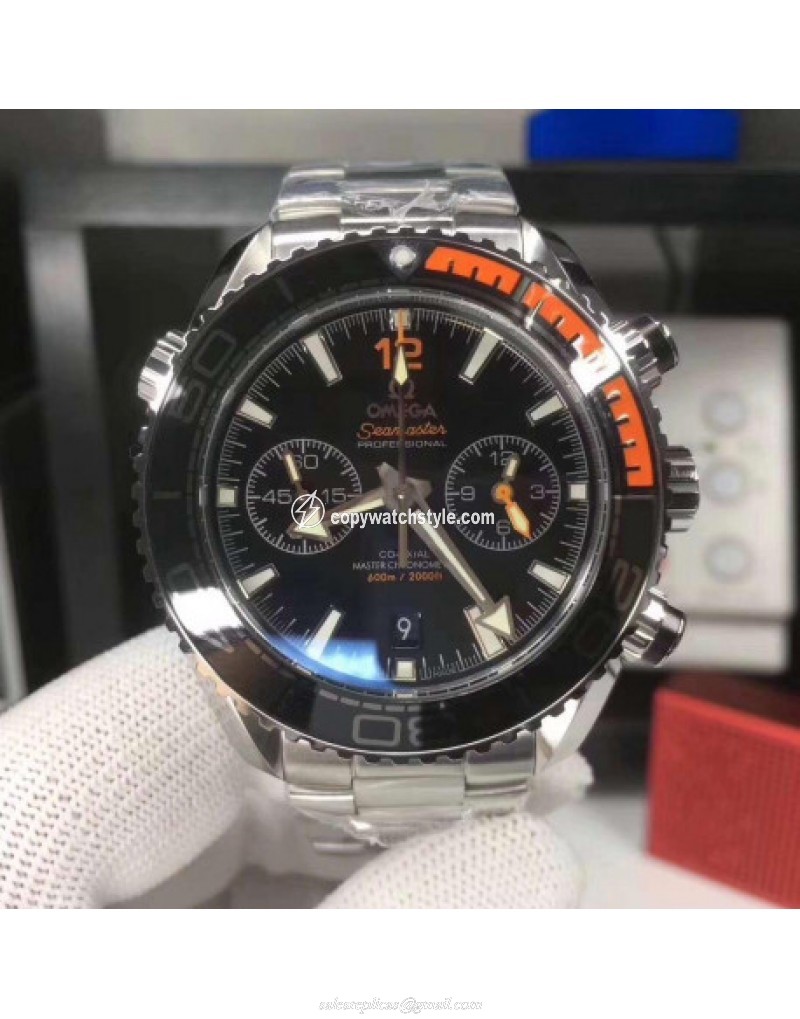 Omega Seamaster Planet Ocean 600M Chronograph 215.30.46.51.01.002 OM V2 Stainless Steel Black 
