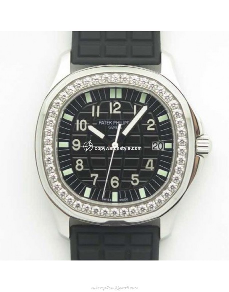 Patek Philippe Aquanaut Luce Ladies 5067A-001 JJ Stainless Steel & Diamonds Black Patek Philippe Aquanaut Luce Ladies 5067A-001 JJ Stainless Steel & Diamonds Black