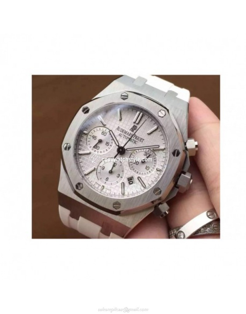 Audemars Piguet Royal Oak Chronograph 26331 Stainless Steel White Audemars Piguet Royal Oak Chronograph 26331 Stainless Steel White