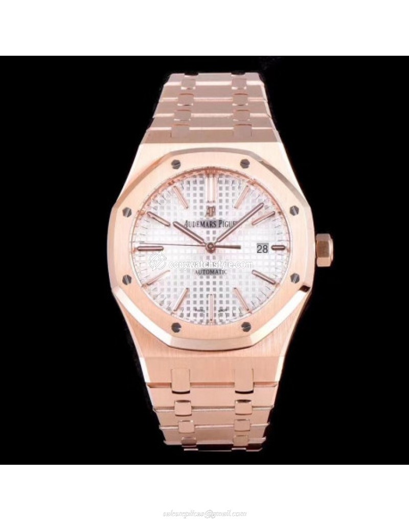 Audemars Piguet Royal Oak 15450 JF V5 Rose Gold Silver Audemars Piguet Royal Oak 15450 JF V5 Rose Gold Silver