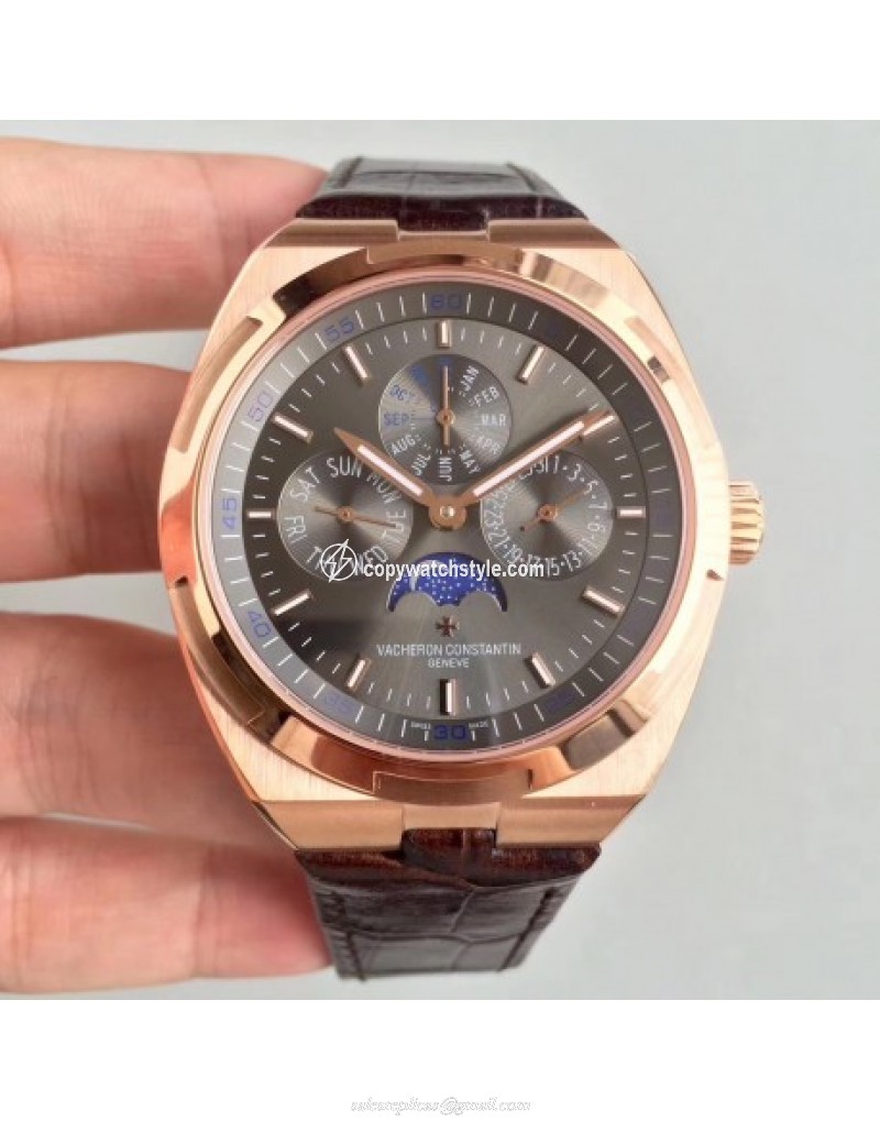 Vacheron Constantin Overseas Ultra Thin Perpetual Calendar 4300V/120G-B102 BF Rose Gold Anthracite Vacheron Constantin Overseas Ultra Thin Perpetual Calendar 4300V/120G-B102 BF Rose Gold Anthracite