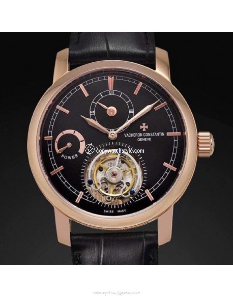 Vacheron Constantin Patrimony Tourbillon Rose Gold Black Vacheron Constantin Patrimony Tourbillon Rose Gold Black