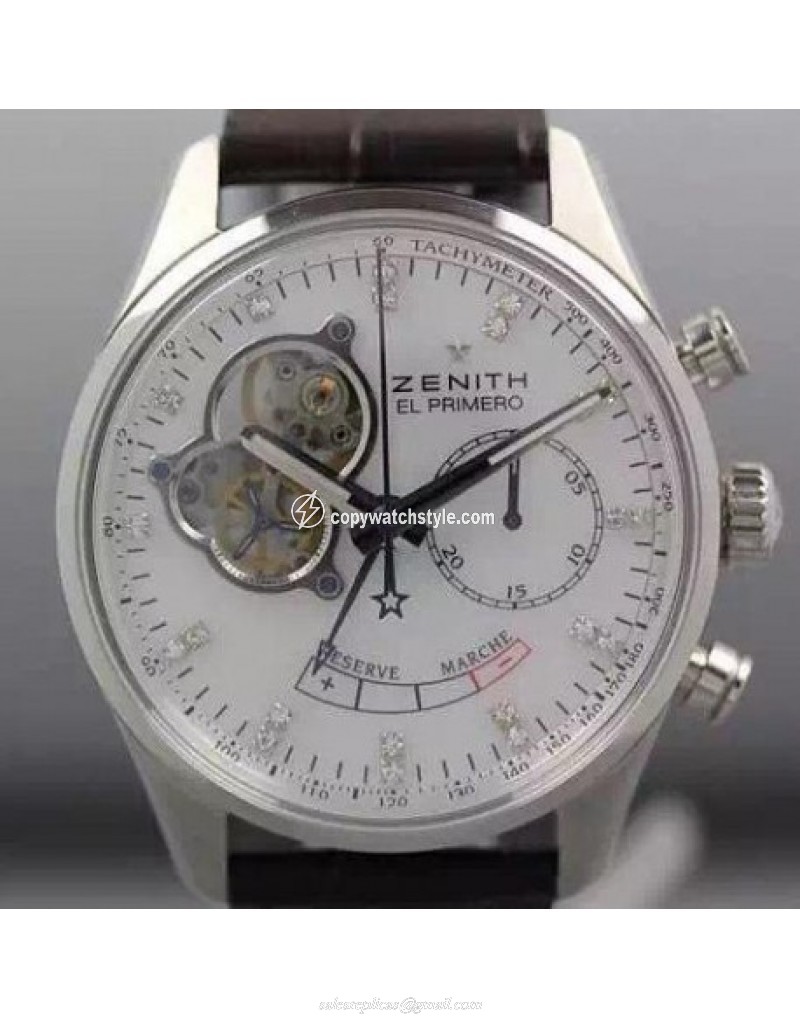 Zenith El Primero SS AXF White Zenith El Primero SS AXF White