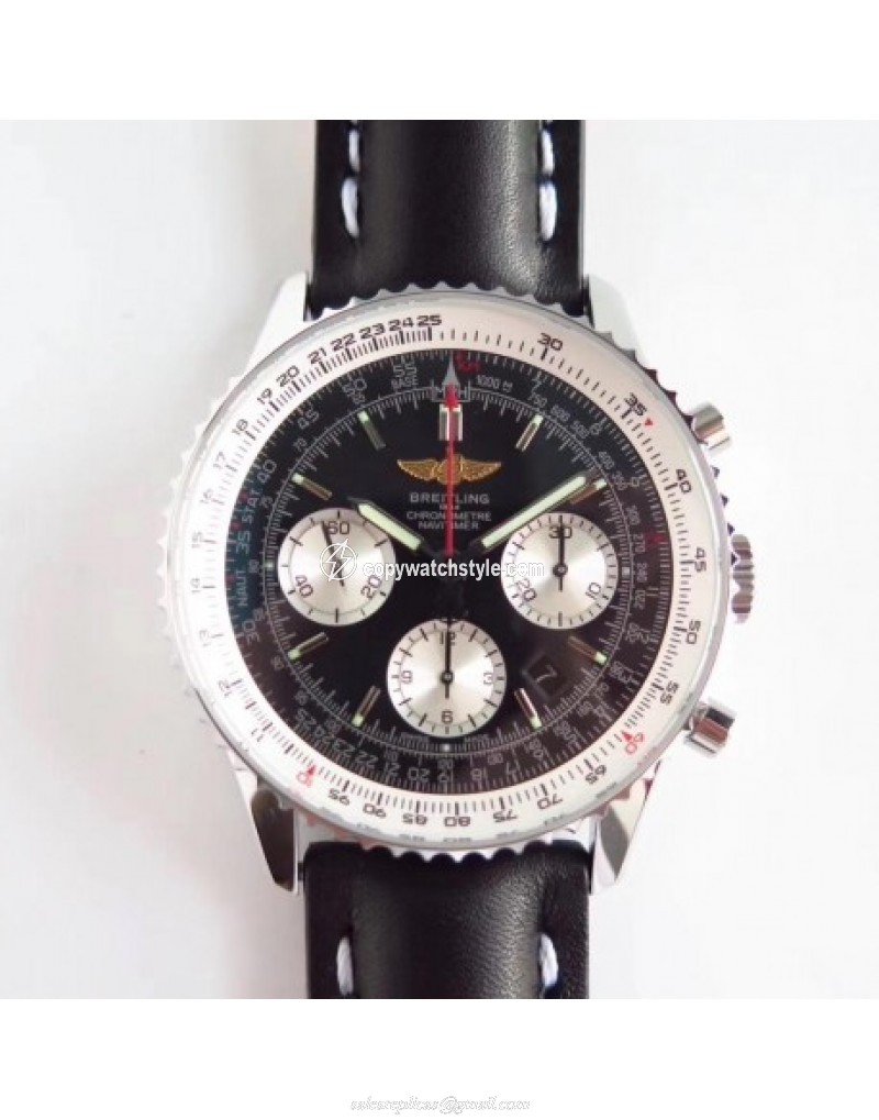 Breitling Navitimer 01 AB0121211B1P1 JF Stainless Steel Black Breitling Navitimer 01 AB0121211B1P1 JF Stainless Steel Black