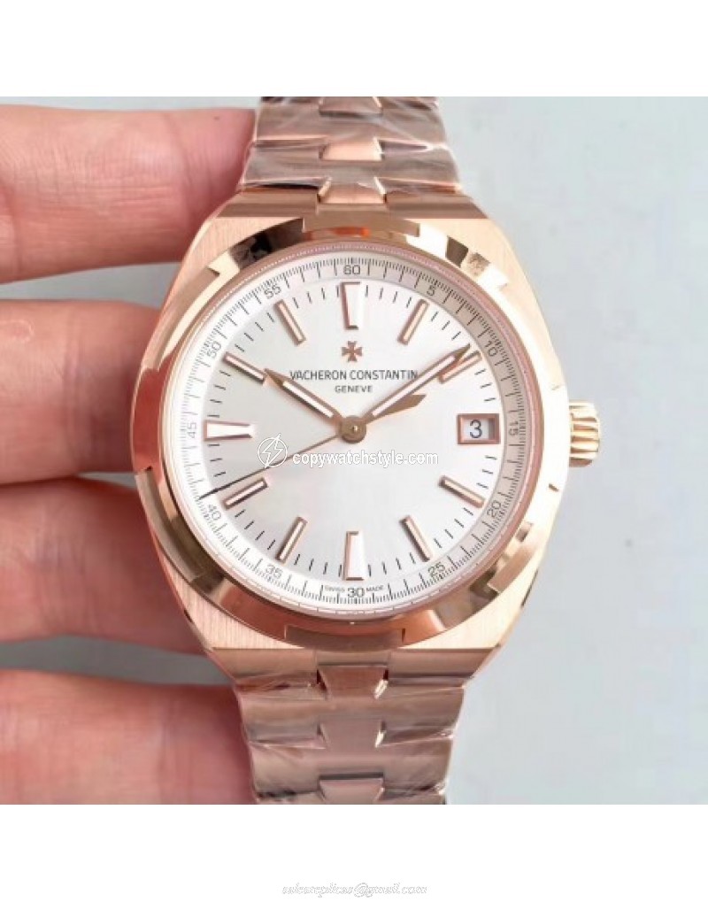 Vacheron Constantin Overseas 47040 8F Rose Gold White Vacheron Constantin Overseas 47040 8F Rose Gold White