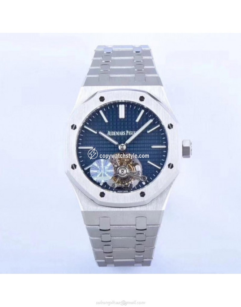 Audemars Piguet Royal Oak Tourbillon Extra Thin 26510 JF Stainless Steel Blue Audemars Piguet Royal Oak Tourbillon Extra Thin 26510 JF Stainless Steel Blue