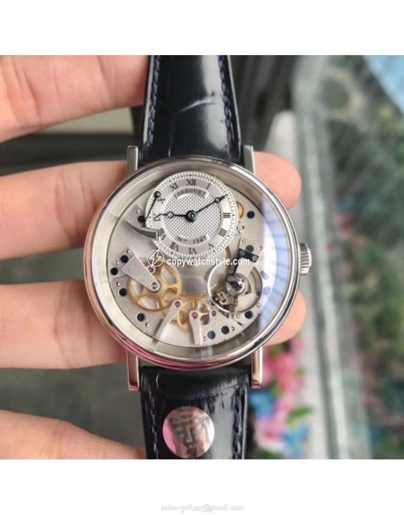 Breguet Tradition 7057BB/11/9W6 SF V2 Stainless Steel Silver Skeleton Breguet Tradition 7057BB/11/9W6 SF V2 Stainless Steel Silver Skeleton