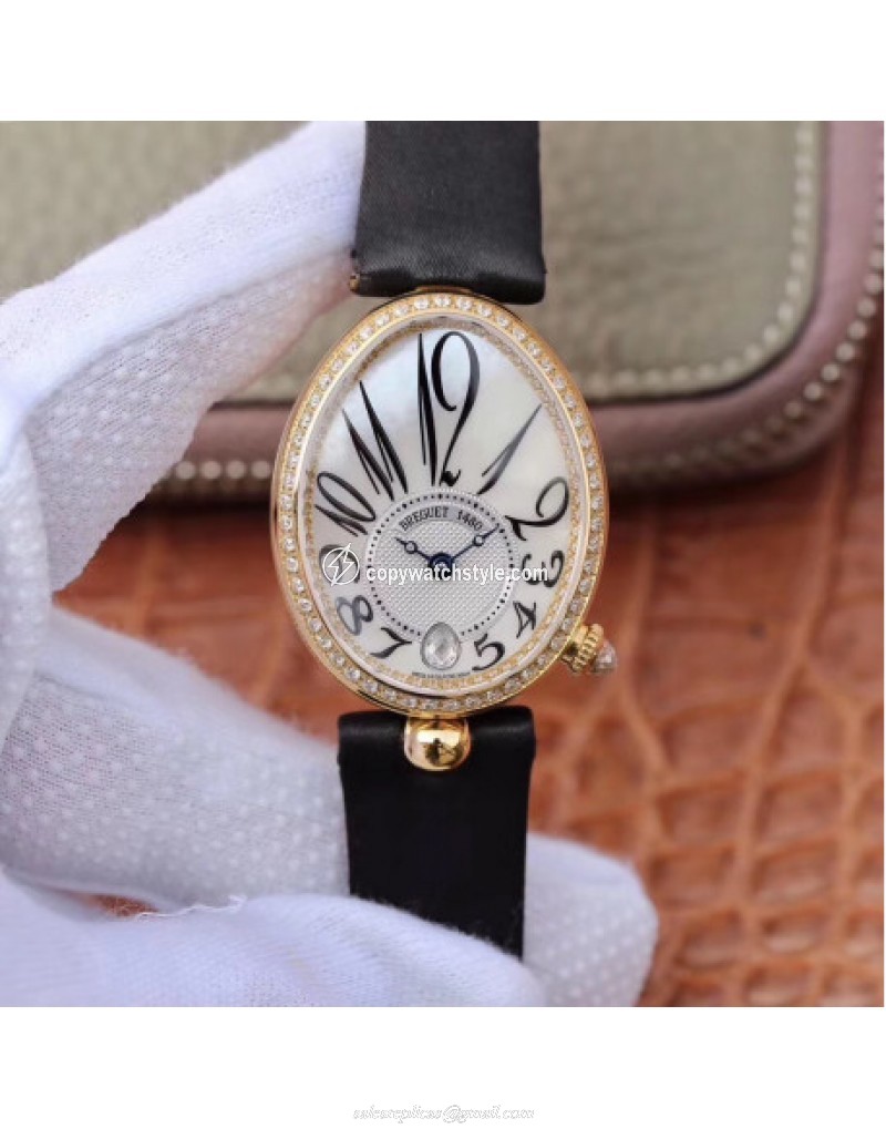 Breguet Reine de Naples 8918BA/58/964/D00D ZF Yellow Gold & Diamonds Mother Of Pearl Breguet Reine de Naples 8918BA/58/964/D00D ZF Yellow Gold & Diamonds Mother Of Pearl
