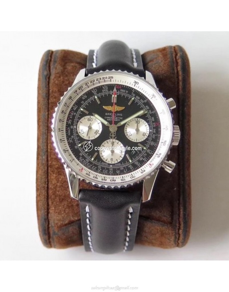 Breitling Navitimer 01 AB0121211B1P1 AI Stainless Steel Black 