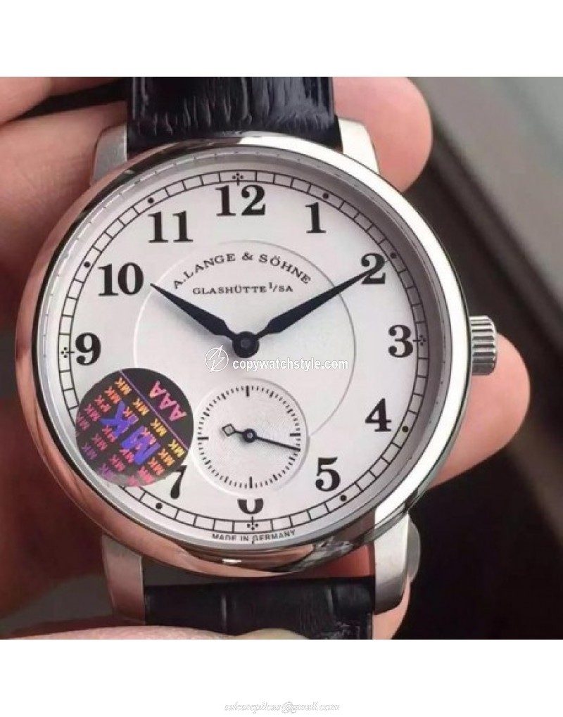 A. Lange & Sohne Saxonia Stainless Steel White A. Lange & Sohne Saxonia Stainless Steel White