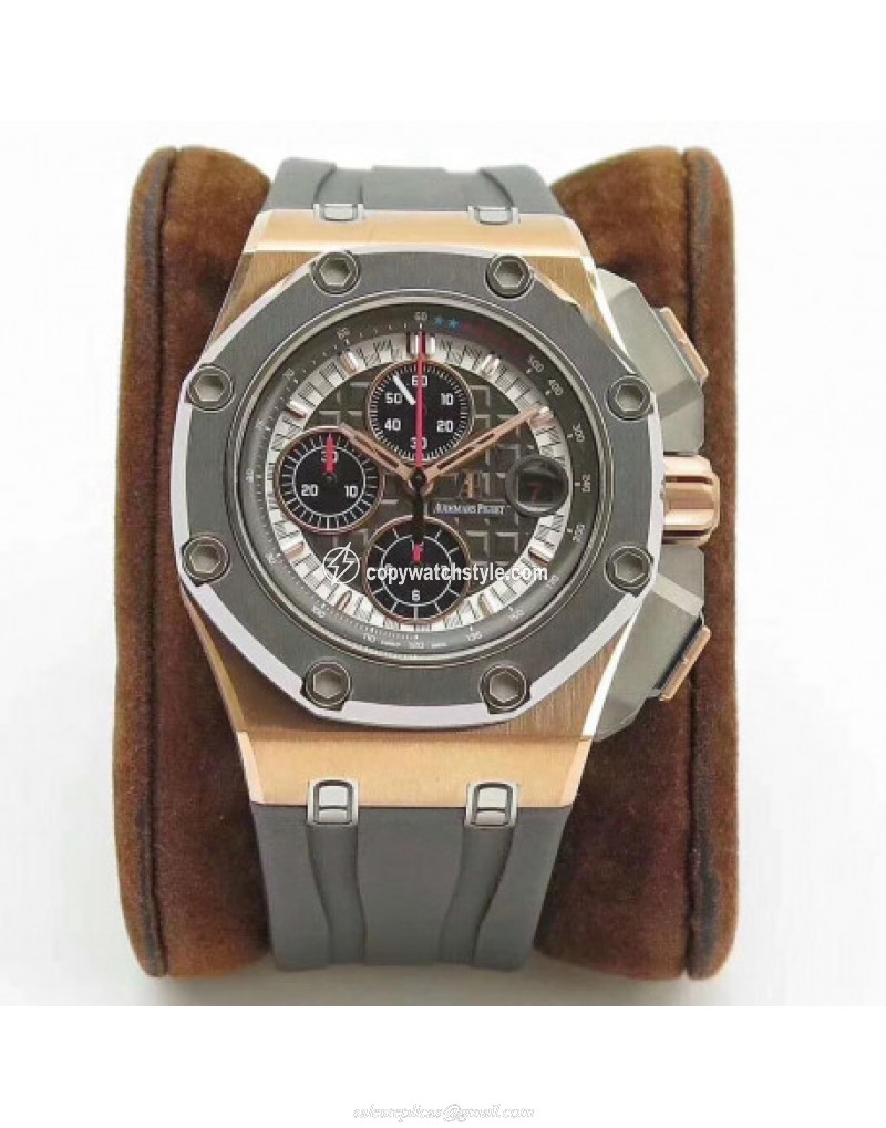 Audemars Piguet Royal Oak Offshore Michael Schumacher 26568OM.OO.A004CA.01 JF V8 Rose Gold Anthracite Audemars Piguet Royal Oak Offshore Michael Schumacher 26568OM.OO.A004CA.01 JF V8 Rose Gold Anthracite
