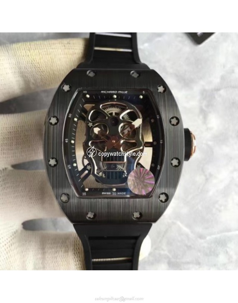 Richard Mille RM052 KV Black Ceramic Black Skull Richard Mille RM052 KV Black Ceramic Black Skull