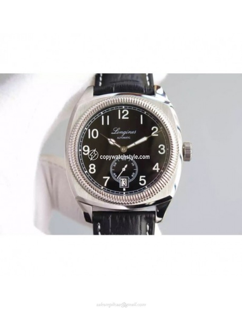 Longines Heritage 1935 Stainless Steel Black Longines Heritage 1935 Stainless Steel Black