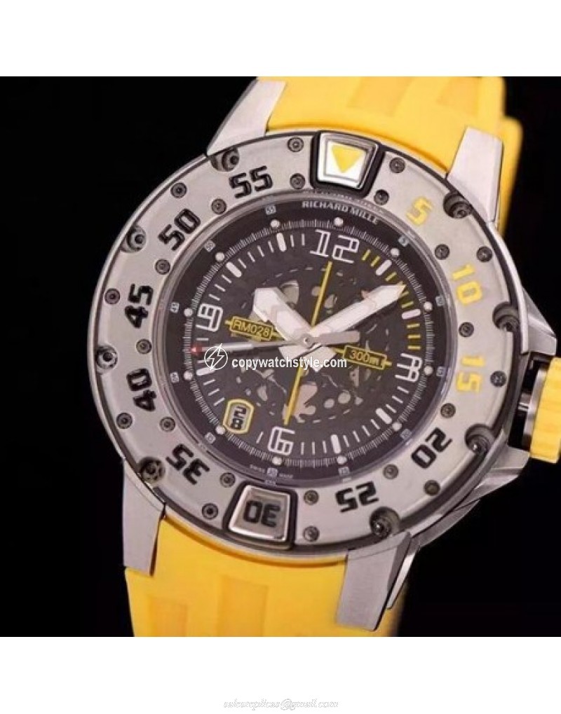 Richard Mille RM028 White PVD Black Richard Mille RM028 White PVD Black