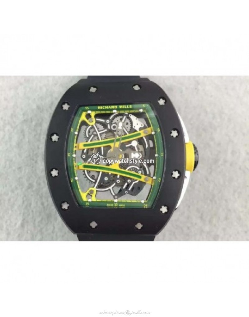 Richard Mille RM61 PVD Green Skeleton Richard Mille RM61 PVD Green Skeleton