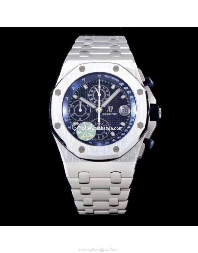 Audemars Piguet Royal Oak Offshore Chronograph 26237ST.OO.1000ST.01 JF V2 Stainless Steel Blue Audemars Piguet Royal Oak Offshore Chronograph 26237ST.OO.1000ST.01 JF V2 Stainless Steel Blue