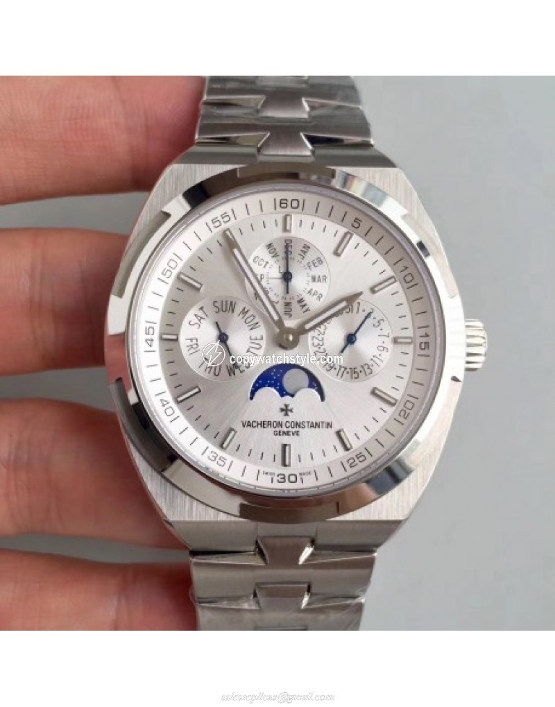 Vacheron Constantin Overseas Ultra Thin Perpetual Calendar 4300V/120G-B102 BF Stainless Steel Silver Vacheron Constantin Overseas Ultra Thin Perpetual Calendar 4300V/120G-B102 BF Stainless Steel Silver