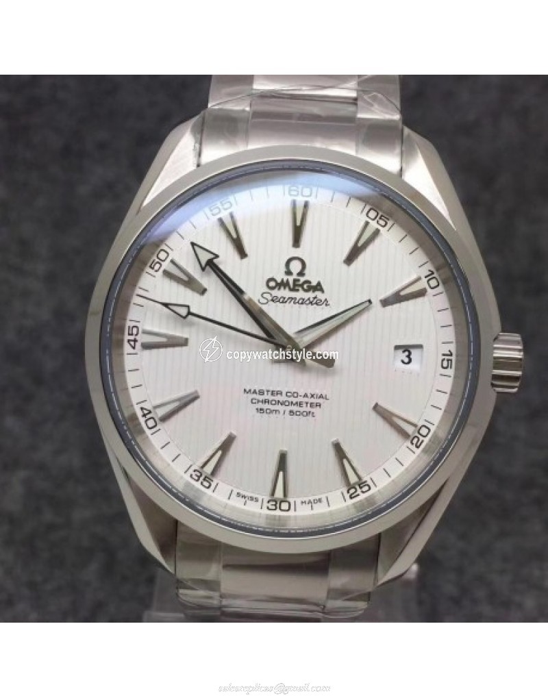 Omega Seamaster Aqua Terra 150M Master Co-Axial 231.10.42.21.02.003 VS Stainless Steel White Omega Seamaster Aqua Terra 150M Master Co-Axial 231.10.42.21.02.003 VS Stainless Steel White