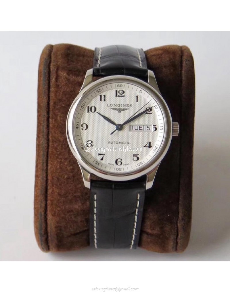 Longines Master Day-Date L2.755.4.78.3 KZ Stainless Steel Silver Longines Master Day-Date L2.755.4.78.3 KZ Stainless Steel Silver