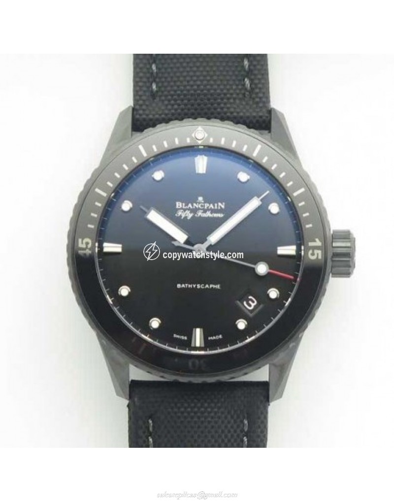 Blancpain Fifty Fathoms Bathyscaphe 5000-0130-B52A GF Ceramic Black Blancpain Fifty Fathoms Bathyscaphe 5000-0130-B52A GF Ceramic Black