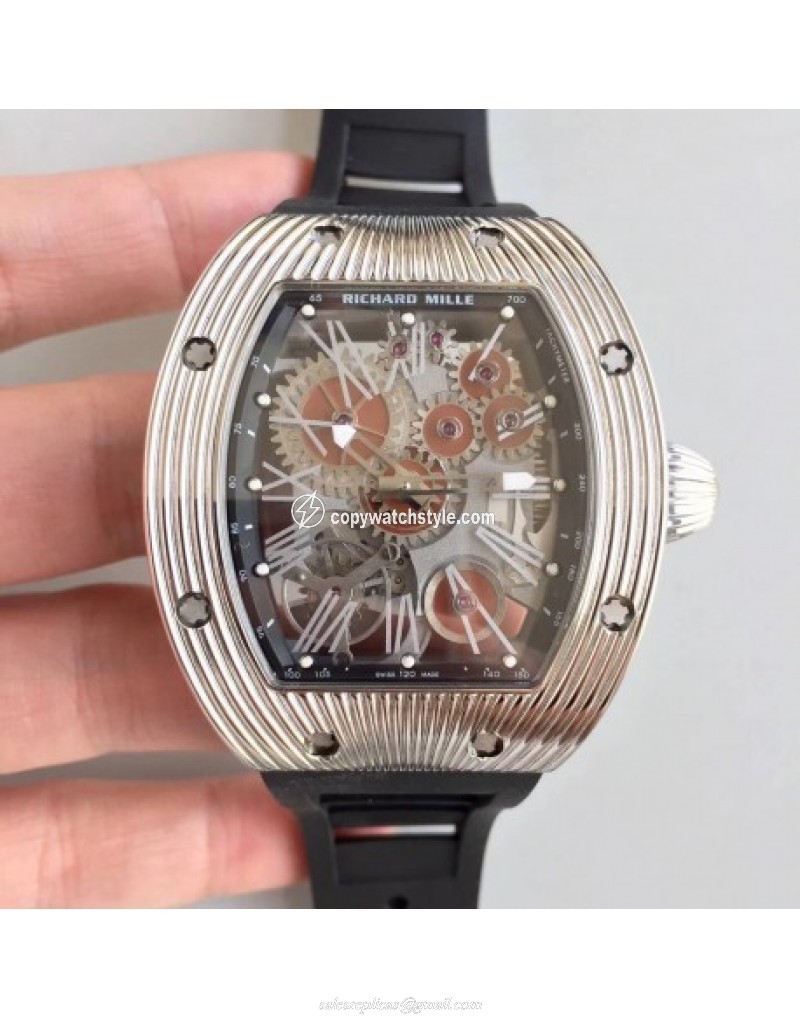 Richard Mille RM018 Tourbillon Hommage A Boucheron Noob Stainless Steel Brown Skeleton Richard Mille RM018 Tourbillon Hommage A Boucheron Noob Stainless Steel Brown Skeleton