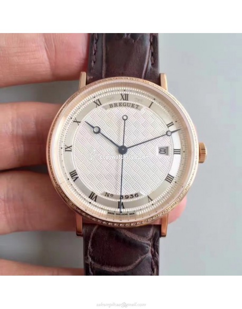 Breguet Classique 5177 FK Rose Gold Silver Breguet Classique 5177 FK Rose Gold Silver