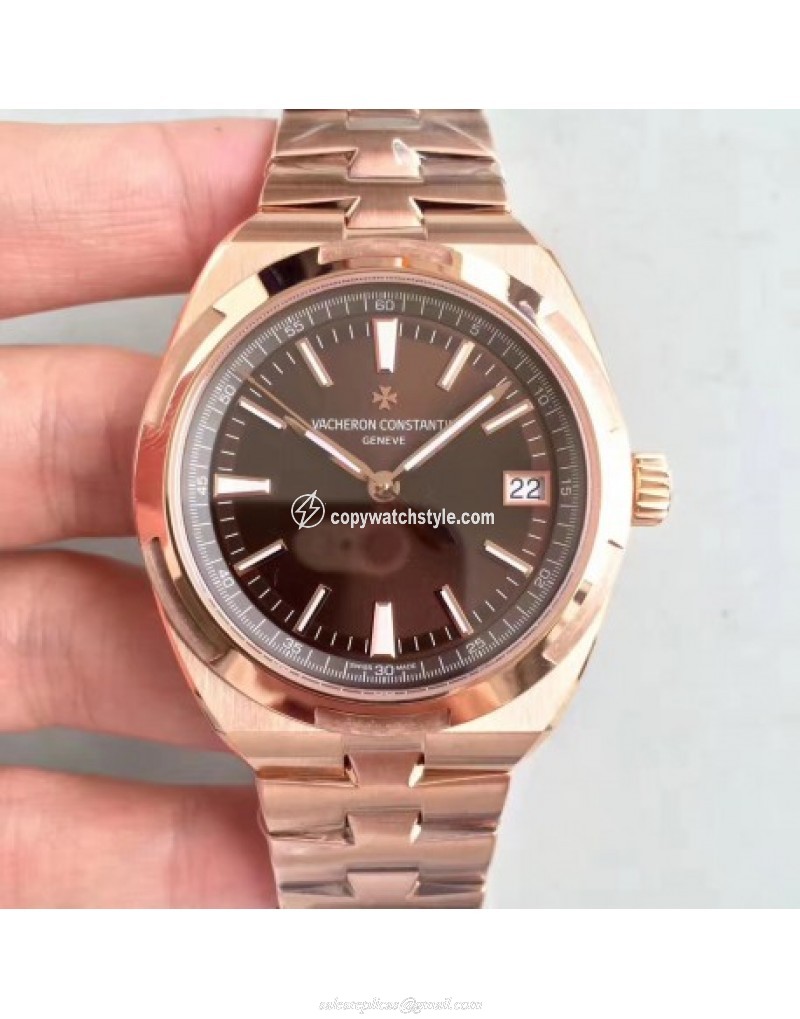 Vacheron Constantin Overseas 47040 8F Rose Gold Brown Vacheron Constantin Overseas 47040 8F Rose Gold Brown