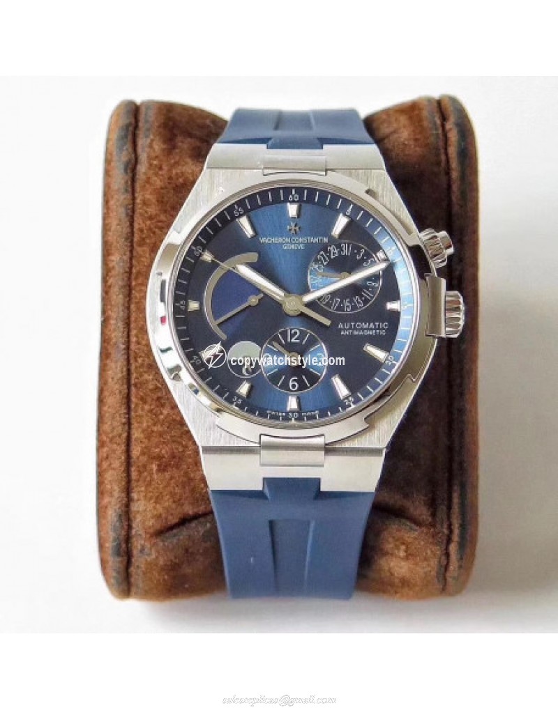 Vacheron Constantin Overseas Dual Time 47450/000A-9039 TWA Stainless Steel Blue Vacheron Constantin Overseas Dual Time 47450/000A-9039 TWA Stainless Steel Blue