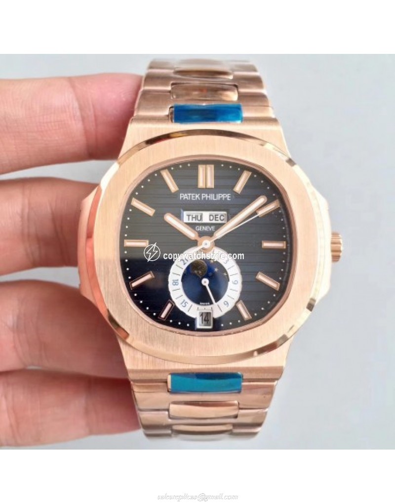 Patek Philippe Nautilus 5726/1A Noob Rose Gold Blue Patek Philippe Nautilus 5726/1A Noob Rose Gold Blue