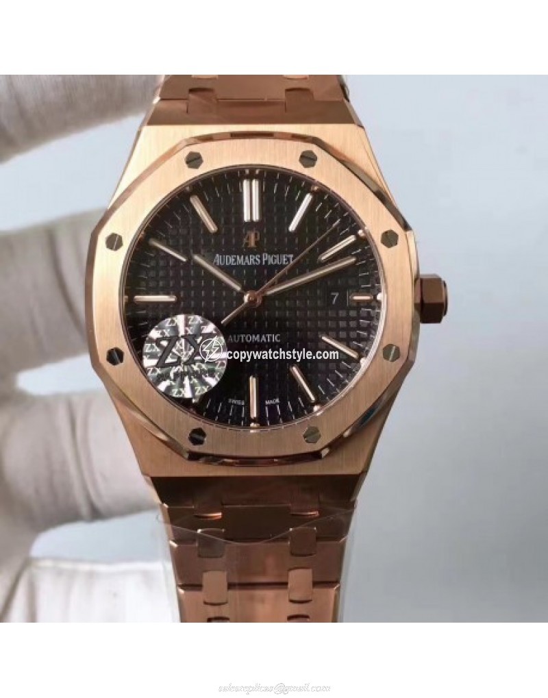 Audemars Piguet Royal Oak 15400 ZX Rose Gold Black 