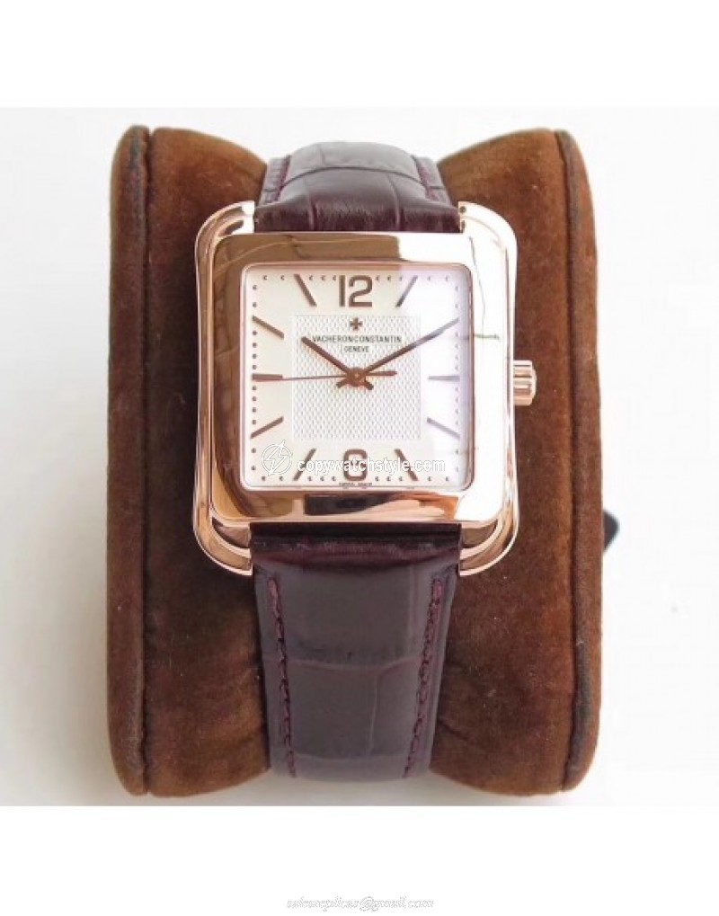 Vacheron Constantin Historiques Toledo 1951 86300/000R-9826 GS Rose Gold White 