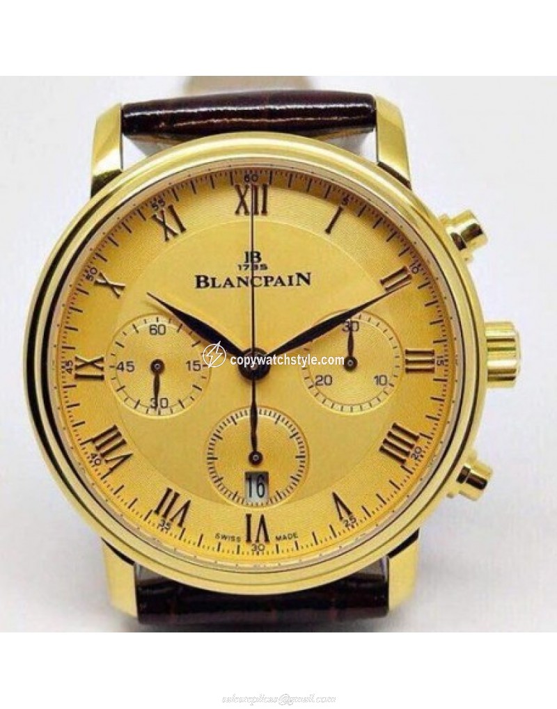 Blancpain Villeret Rose Gold Gold Blancpain Villeret Rose Gold Gold