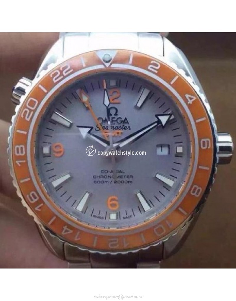 Omega Seamaster Planet Ocean GMT Stainless Steel Gray Omega Seamaster Planet Ocean GMT Stainless Steel Gray