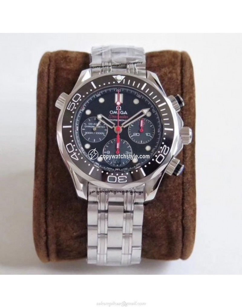 Omega Seamaster Diver 300M Co-Axial Chronograph 44MM 212.30.44.50.01.001 AC V2 Stainless Steel Black Omega Seamaster Diver 300M Co-Axial Chronograph 44MM 212.30.44.50.01.001 AC V2 Stainless Steel Black