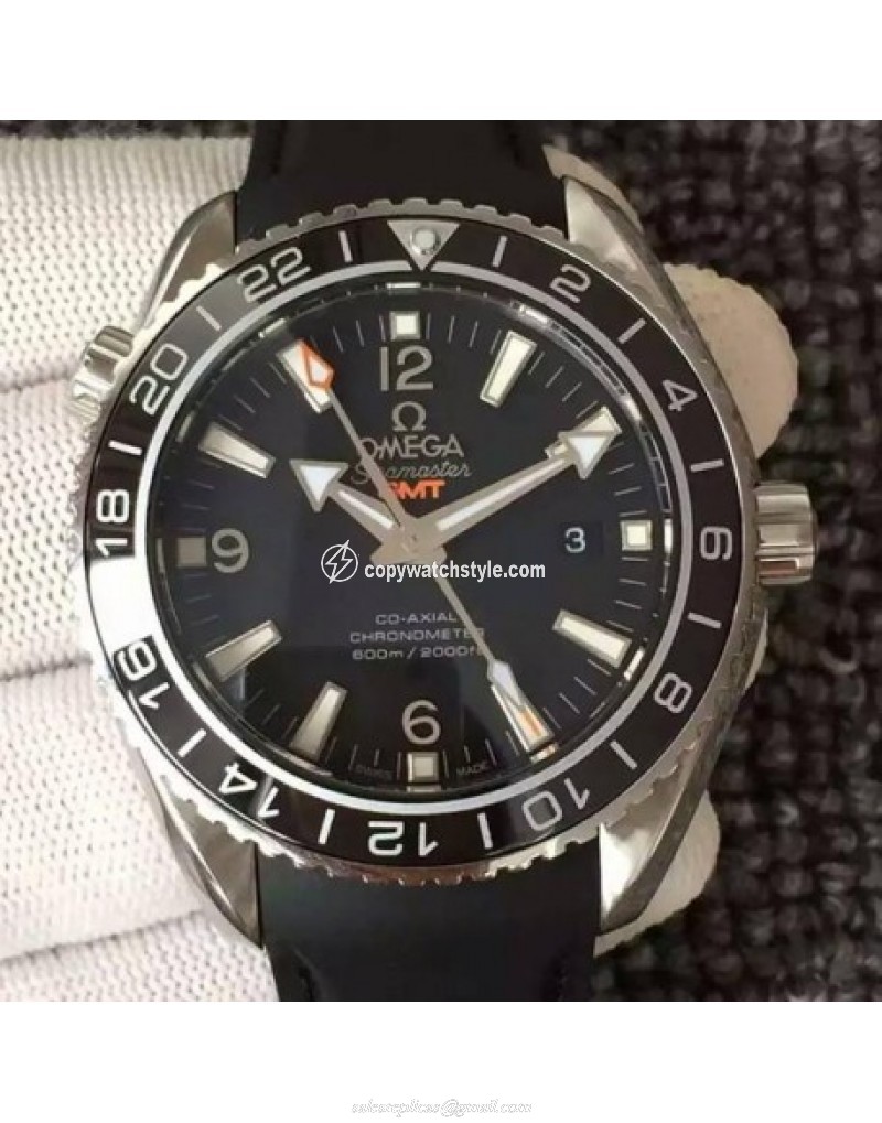 Omega Seamaster Planet Ocean GMT Good Planet Foundation Stainless Steel Black Omega Seamaster Planet Ocean GMT Good Planet Foundation Stainless Steel Black