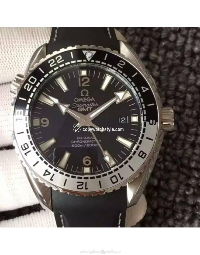 Omega Seamaster Planet Ocean GMT Good Planet Foundation Stainless Steel Black Omega Seamaster Planet Ocean GMT Good Planet Foundation Stainless Steel Black