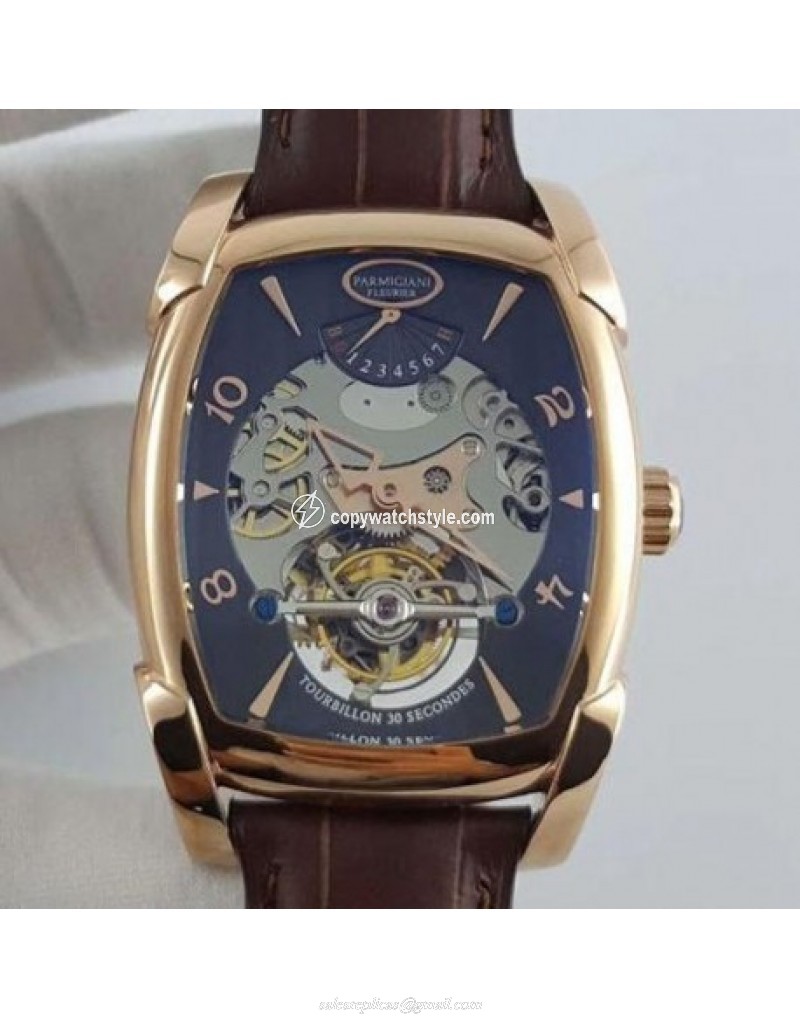 Parmigiani Fleurier Kalpa XL Tourbillon 30 Second Chiaroscuro PF012512-01 BM Rose Gold Black Skeleton Parmigiani Fleurier Kalpa XL Tourbillon 30 Second Chiaroscuro PF012512-01 BM Rose Gold Black Skeleton