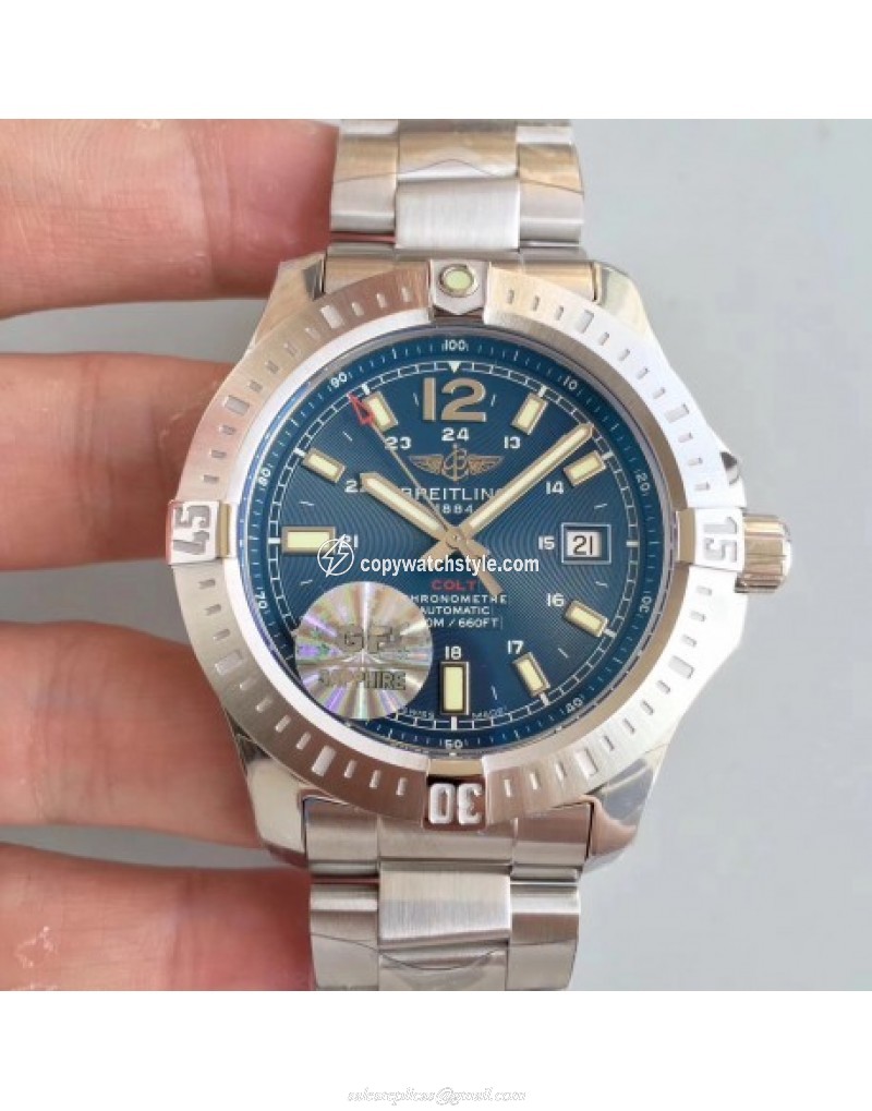 Breitling Colt Automatic 44MM A1738811-C906-173A GF Stainless Steel Blue Breitling Colt Automatic 44MM A1738811-C906-173A GF Stainless Steel Blue