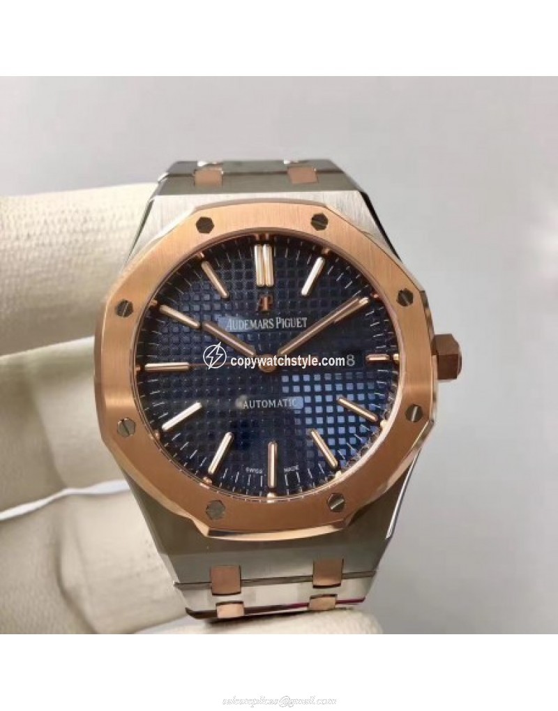 Audemars Piguet Royal Oak 15400 JF Stainless Steel & Rose Gold Blue Audemars Piguet Royal Oak 15400 JF Stainless Steel & Rose Gold Blue