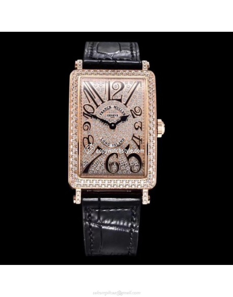 Franck Muller Ladies Long Island Color Dreams 952 QZ GF Rose Gold & Diamonds Diamond Franck Muller Ladies Long Island Color Dreams 952 QZ GF Rose Gold & Diamonds Diamond