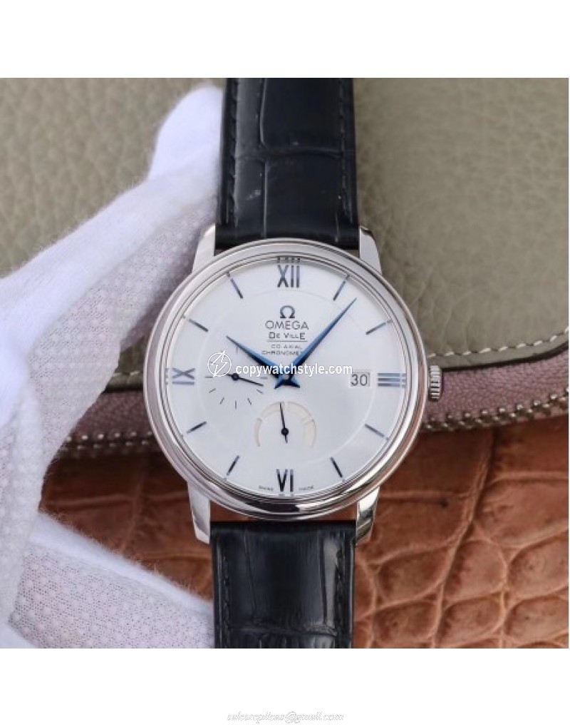 Omega De Ville Prestige Co-Axial Power Reserve 424.53.40.21.04.001 ZF Stainless Steel White Omega De Ville Prestige Co-Axial Power Reserve 424.53.40.21.04.001 ZF Stainless Steel White