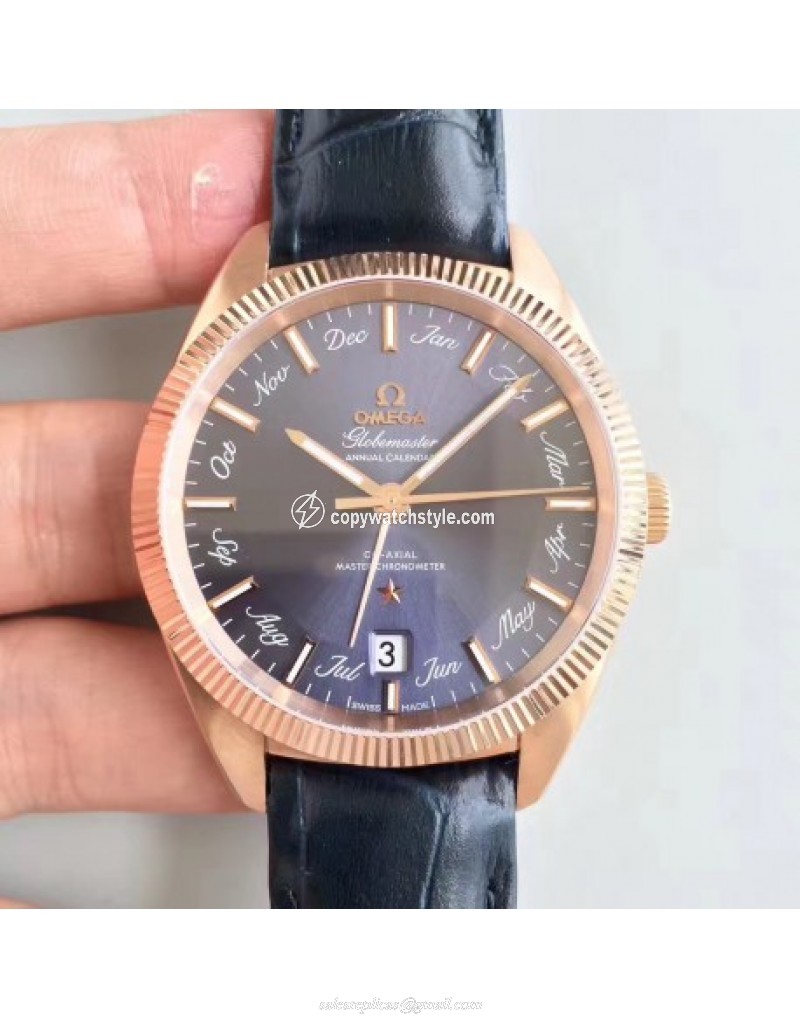 Omega Globemaster Annual Calendar130.53.41.22.03.001 OM Rose Gold Blue Omega Globemaster Annual Calendar130.53.41.22.03.001 OM Rose Gold Blue