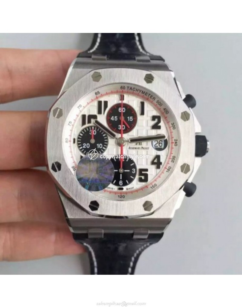 Audemars Piguet Royal Oak Offshore Panda 26170ST.OO.D101CR.02 JF V2 Stainless Steel White Audemars Piguet Royal Oak Offshore Panda 26170ST.OO.D101CR.02 JF V2 Stainless Steel White