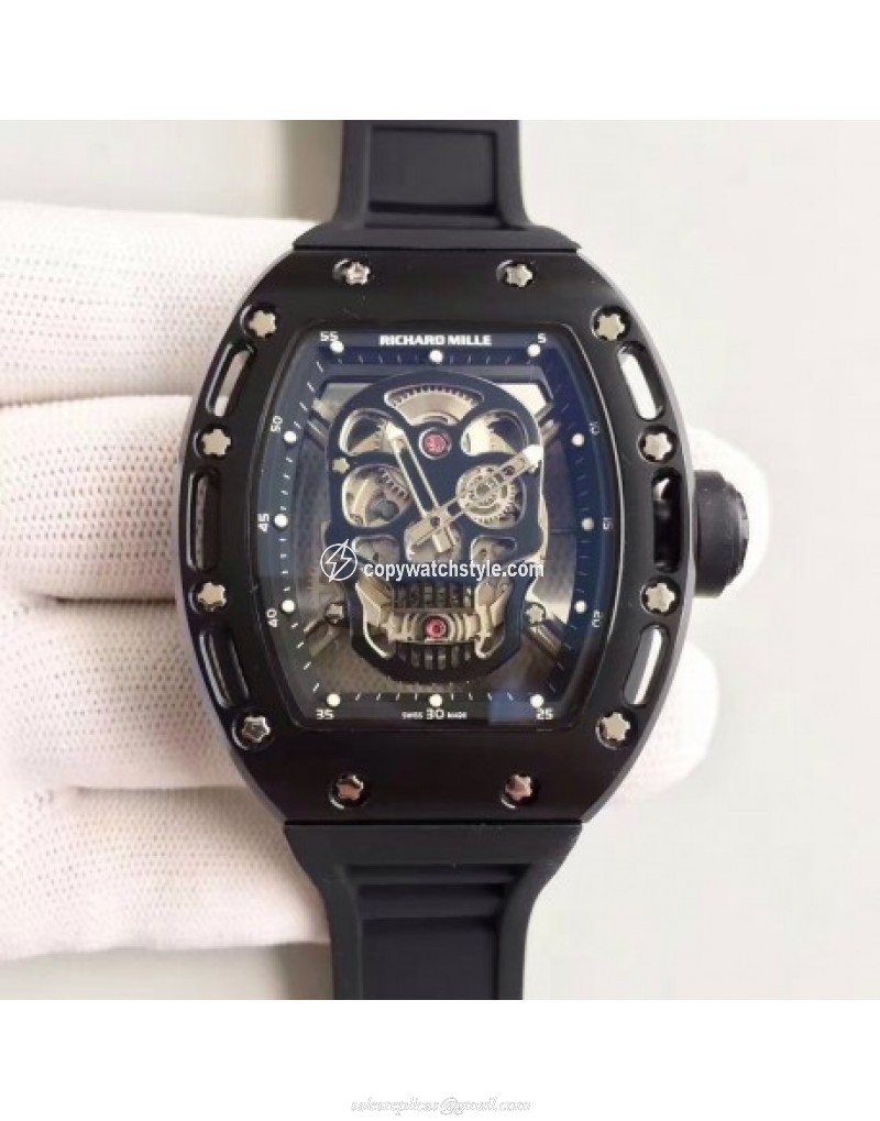 Richard Mille RM052 SF PVD Silver Skull 
